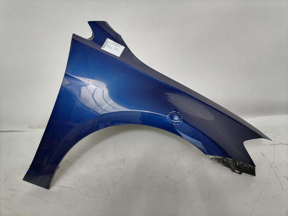 VW Golf 7 original Kotfl&uuml;gel vorn rechts LC5B Atlantic Blue Facelift Bj.2020